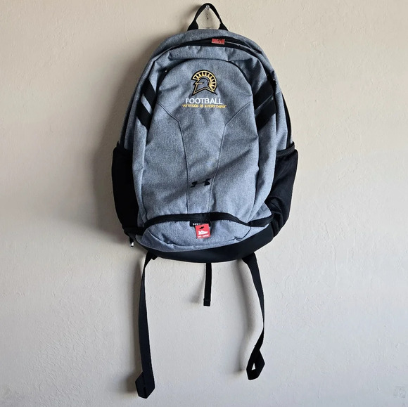 Under Armour gray and black laptop work school backpack NWT